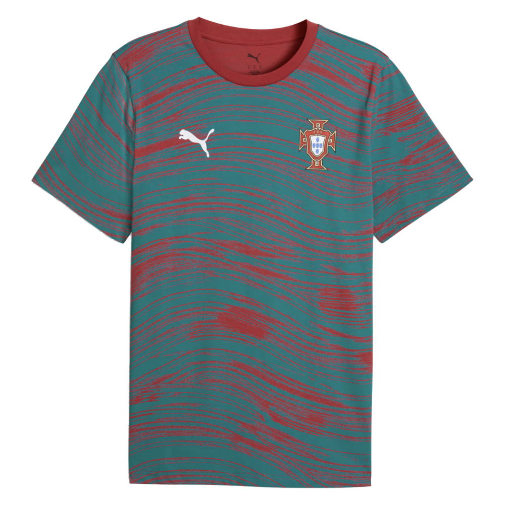 2026-2027 Portugal FtblCulture Tee AOP (Red)