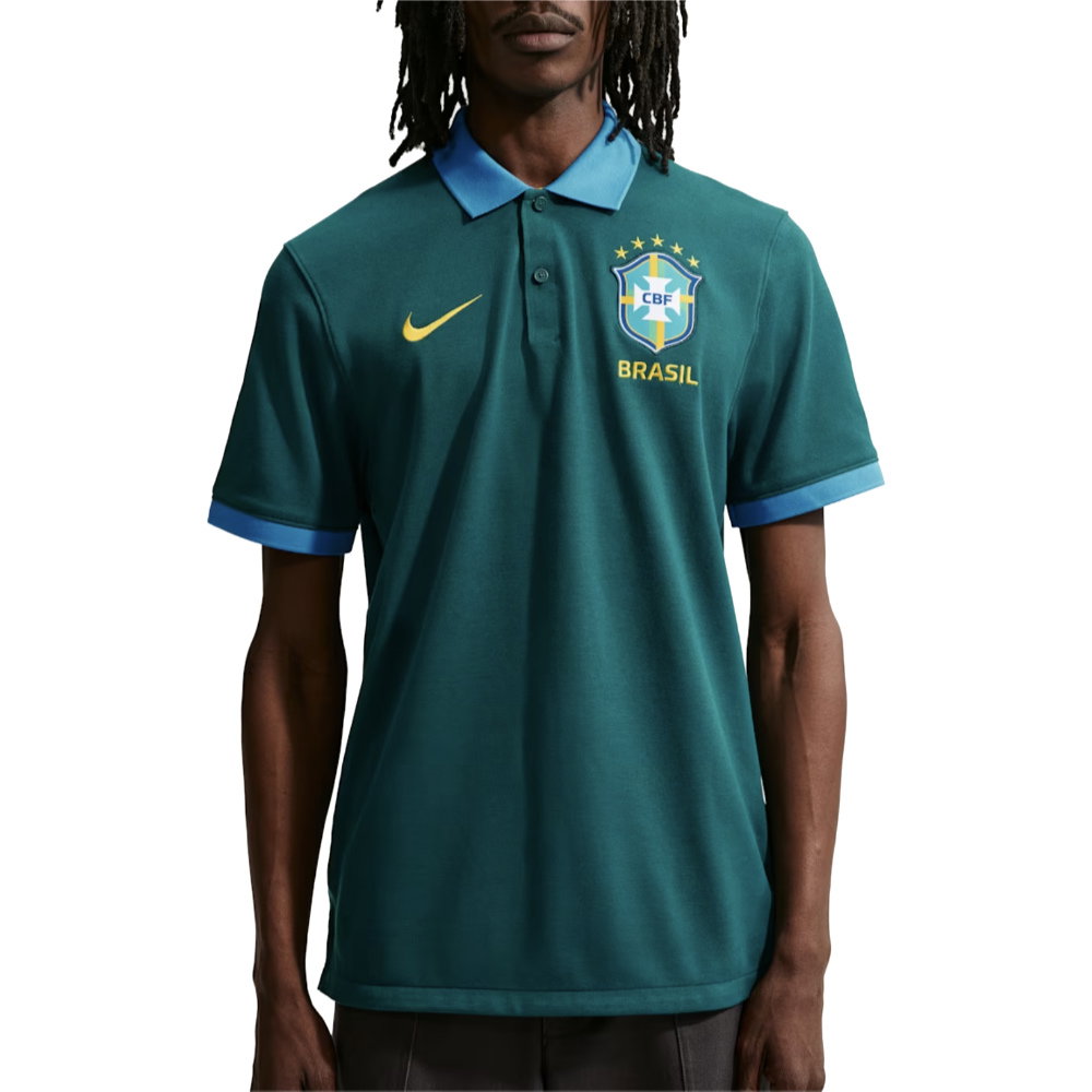 2026-2027 Brazil The Nike Polo Shirt (Geode Teal)