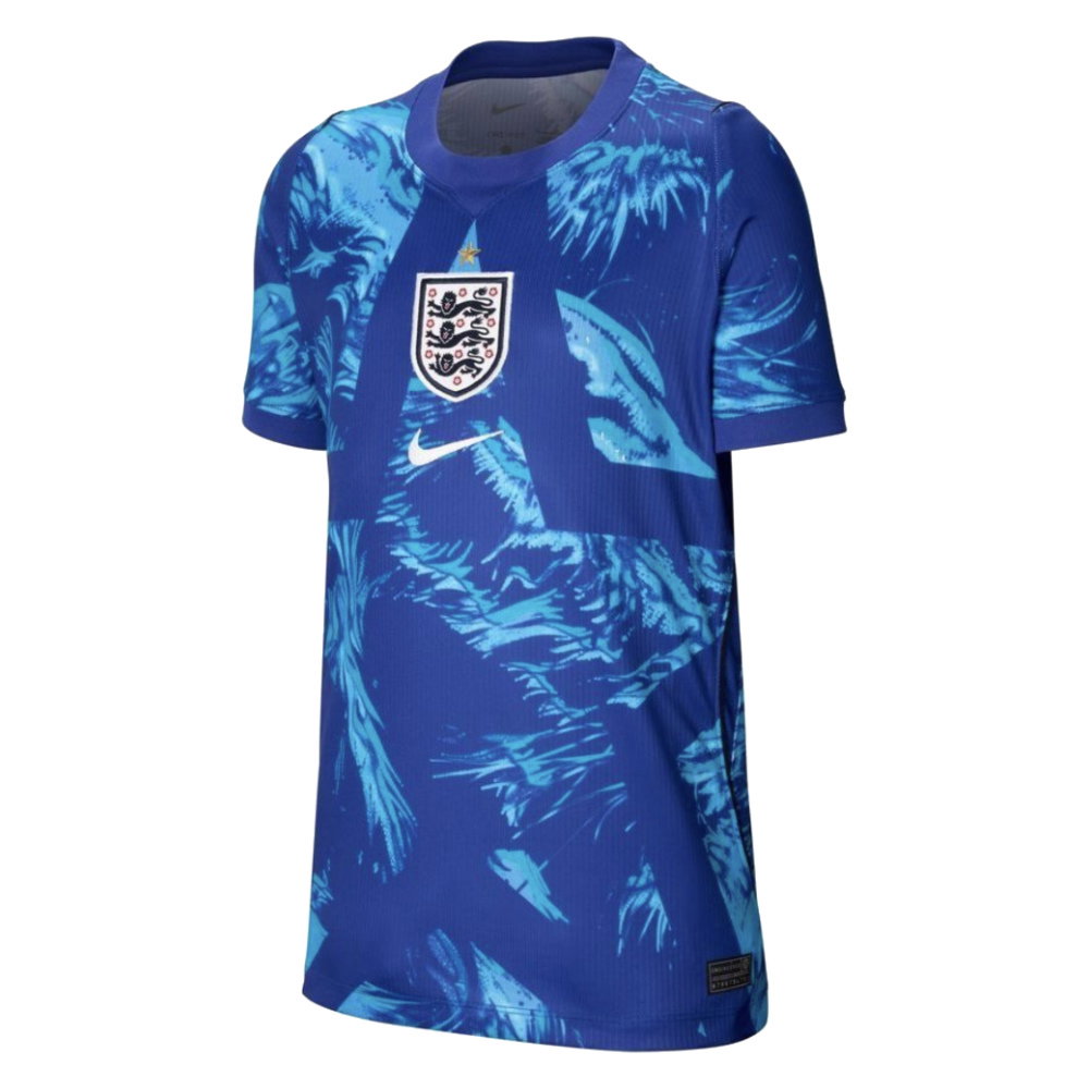2026-2027 England Home Goalkeeper Shirt (Blue) - Kids