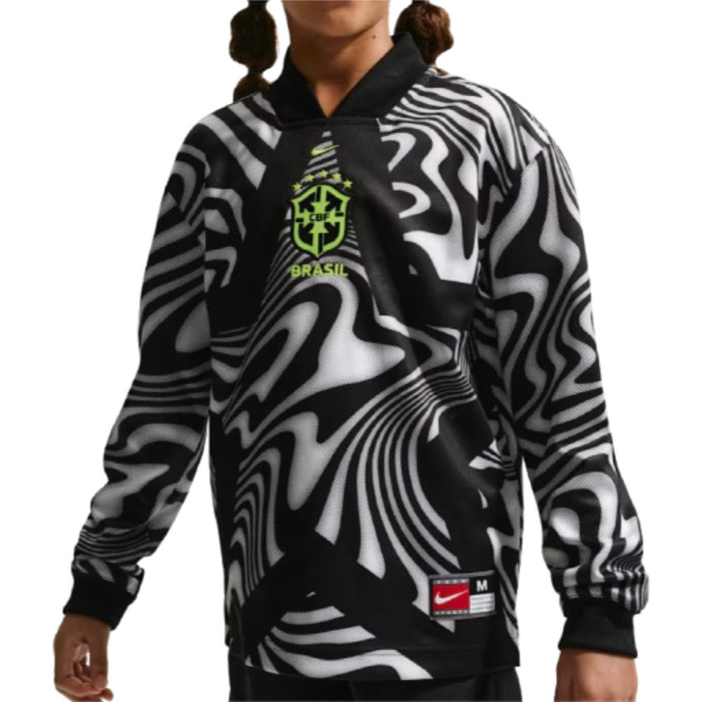 2026-2027 Brazil Hollywood Goalkeeper Shirt (Black) - Kids