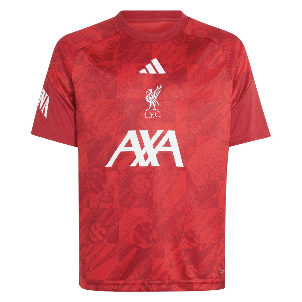 2026-2027 Liverpool Pre-Match Warm Up Shirt (Active Maroon) - Kids