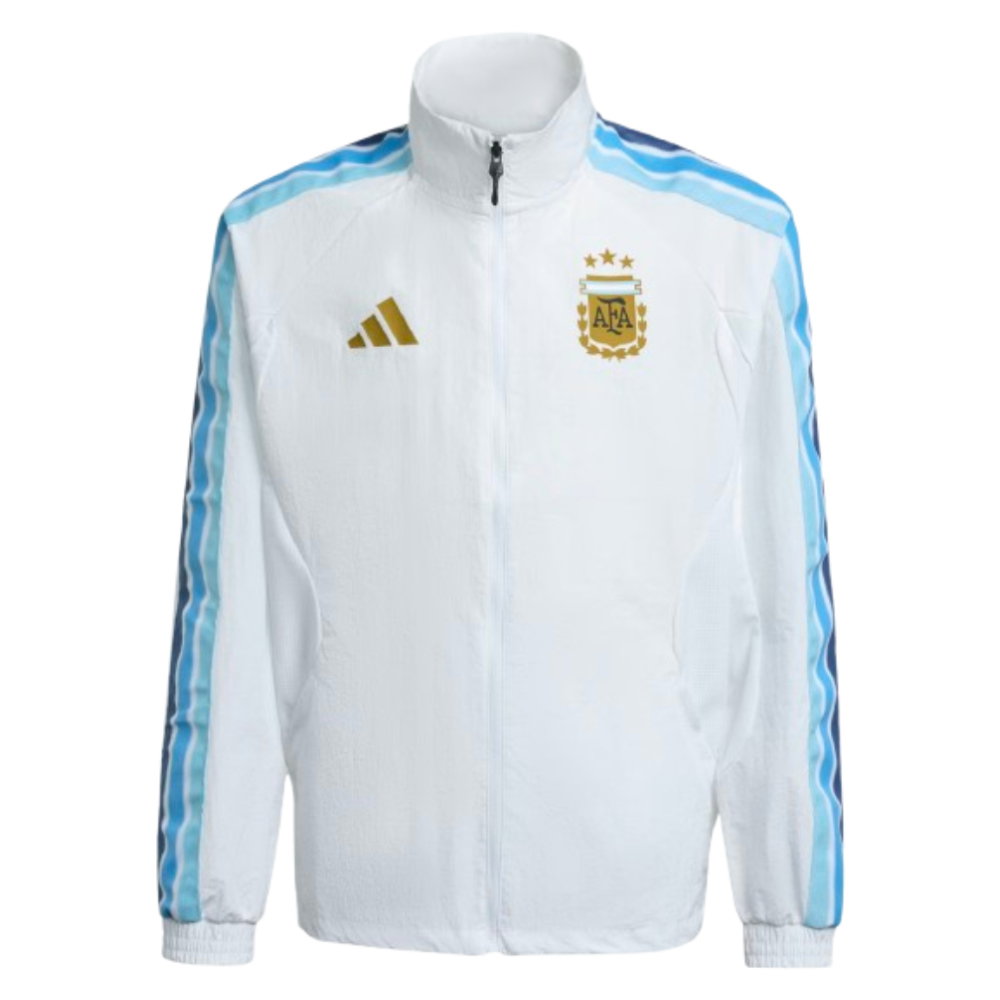2026-2027 Argentina Anthem Jacket (White) - Kids