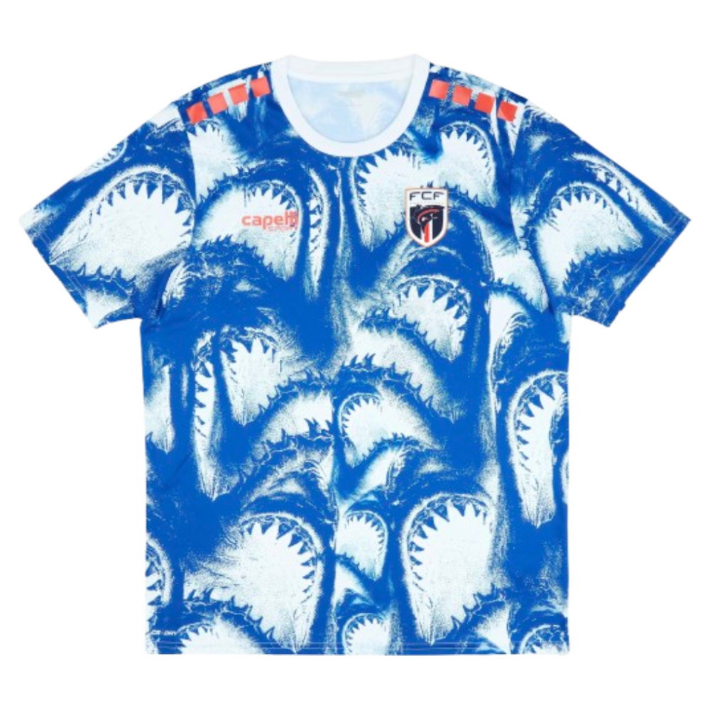 2026-2027 Cape Verde Pre Match Shirt (Blue)