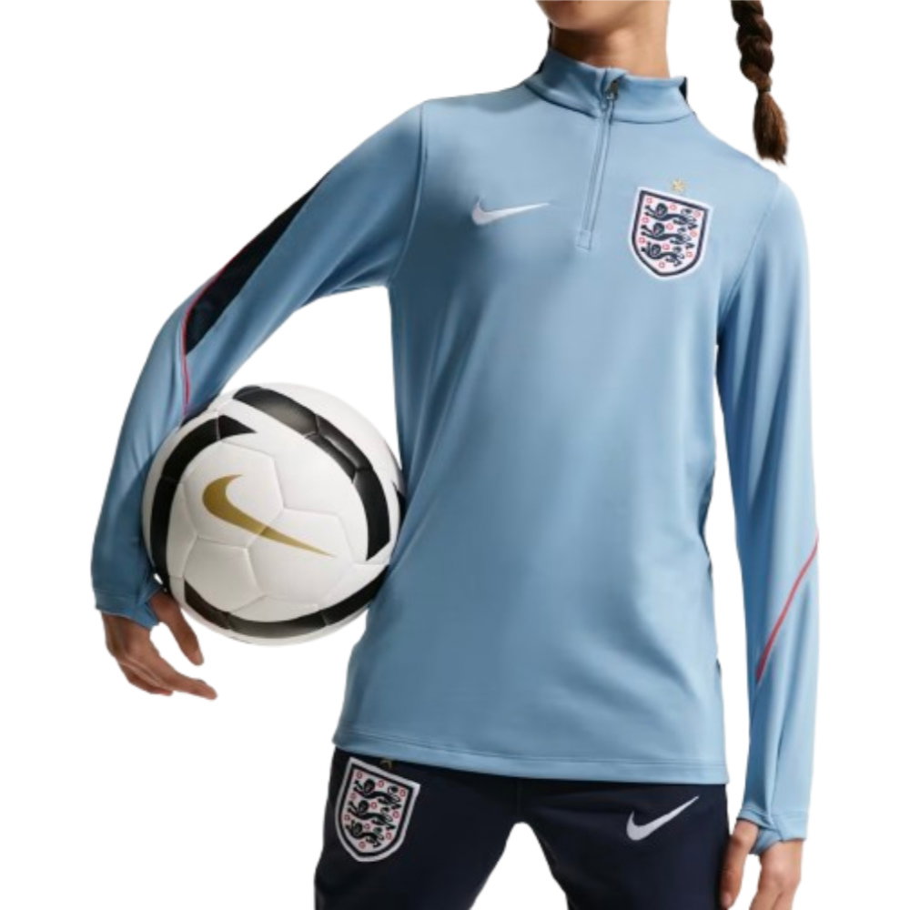2026-207 England Drill Top (Work Blue) - Kids