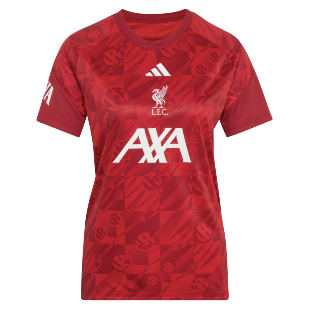 2026-2027 Liverpool Pre-Match Warm Up Shirt (Active Maroon) - Womens