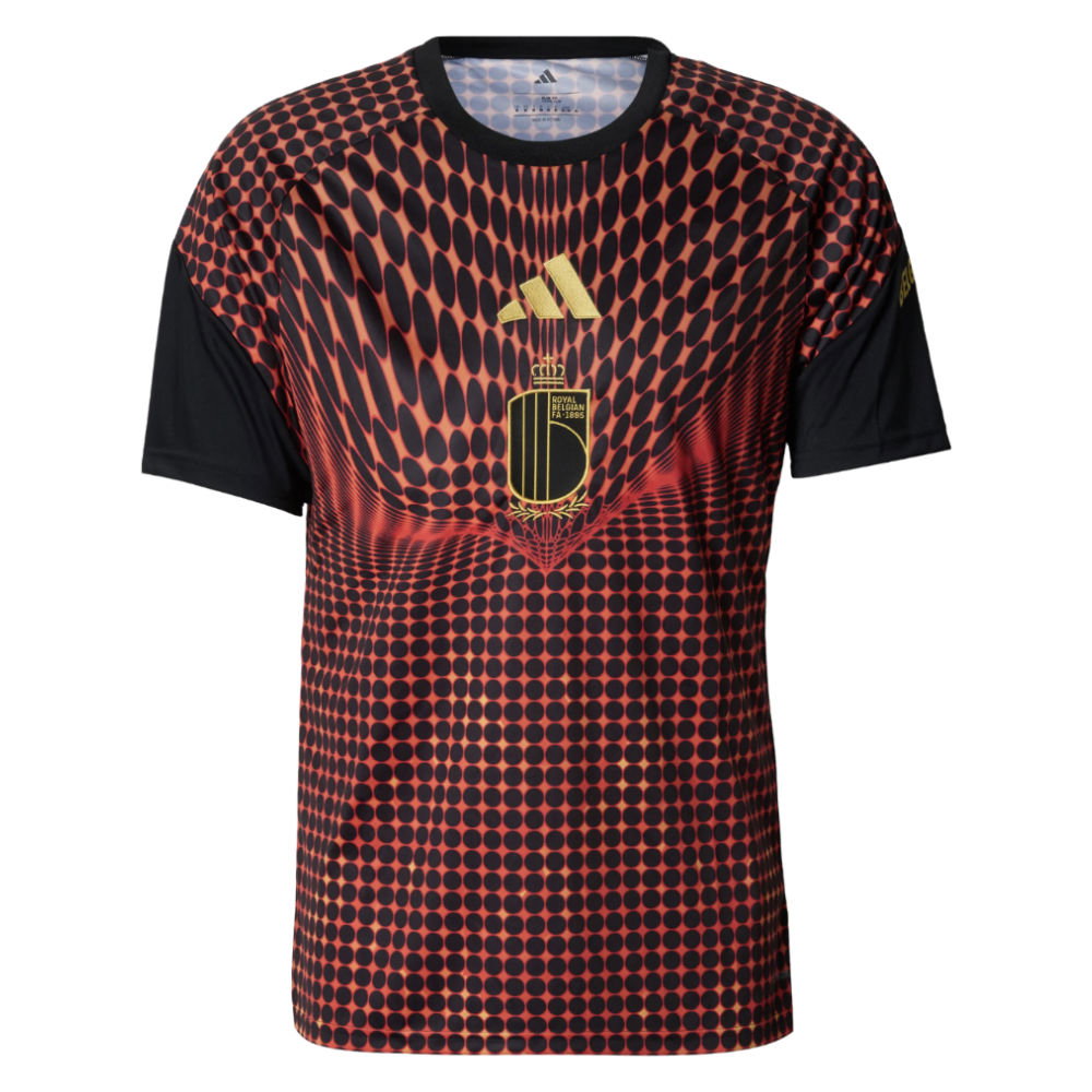 2026-2027 Belgium Home Pre-Match Shirt (Black-Red)
