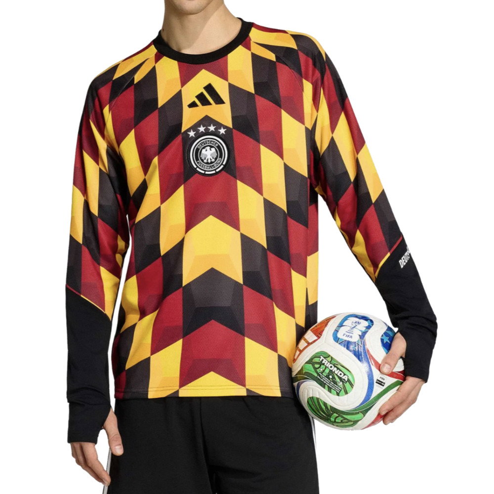 2026-2027 Germany Authentic Pre-Match Warm Up Top (Black)