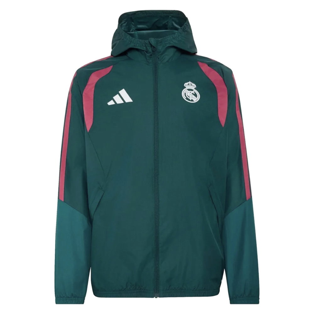 2026-2027 Real Madrid Allweather Jacket (Aurora Ivy)