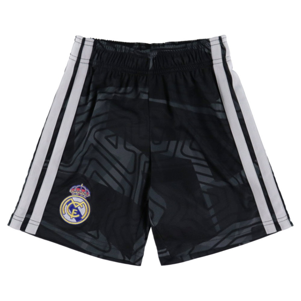2026-2027 Real Madrid Home Goalkeeper Shorts (Black) - Kids