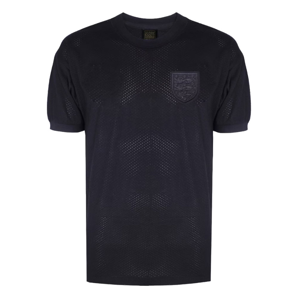 England 1970 No6 Retro Blackout Shirt