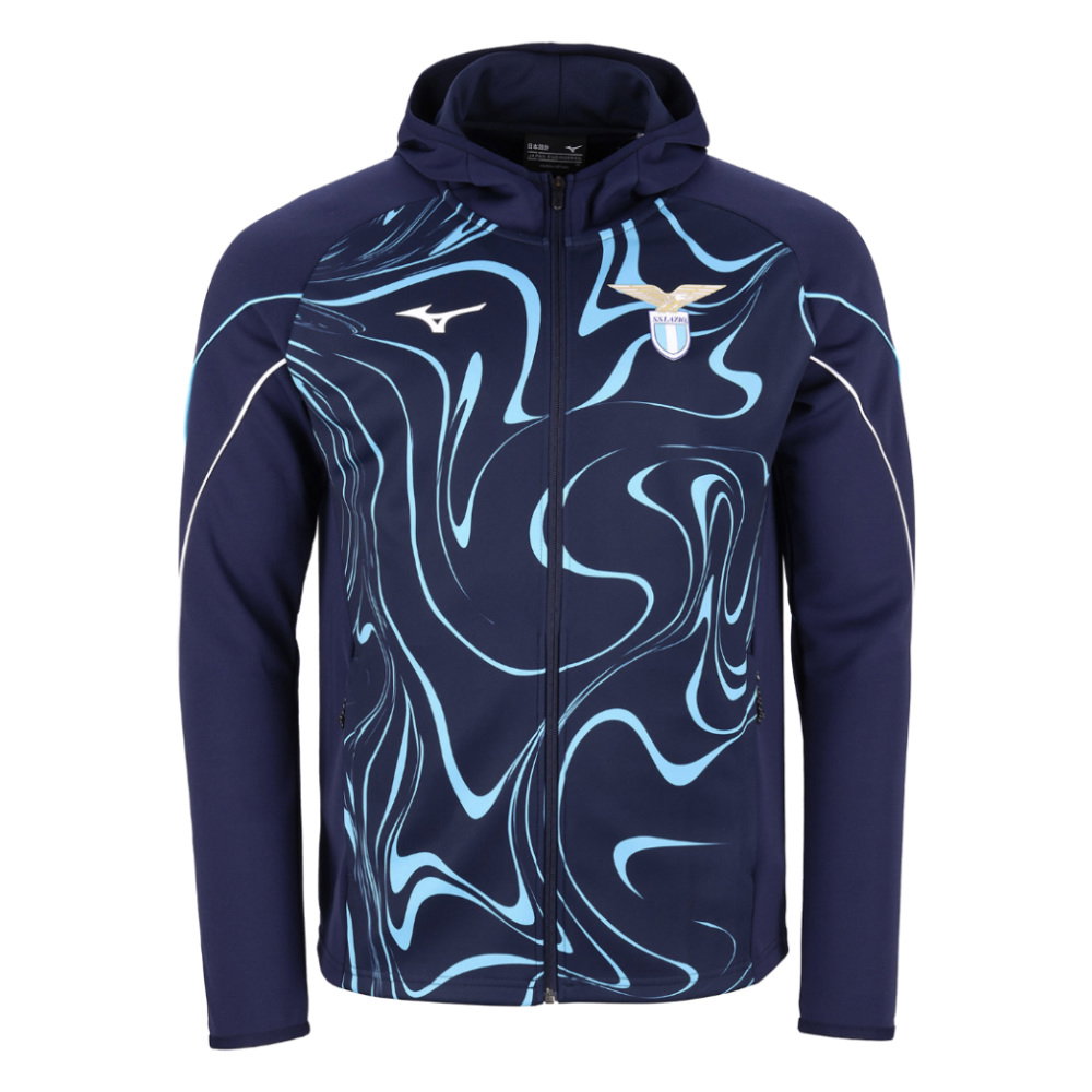 2026-2027 Lazio Pre-Match Hooded Walkout Jacket (Dark Navy)