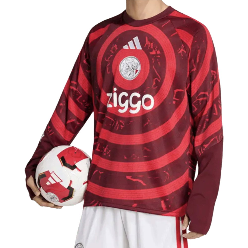 2026-2027 Ajax Pre-Match Warm Top (Red)