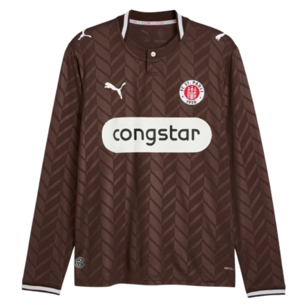 2026-2027 St Pauli Long Sleeve Home Shirt