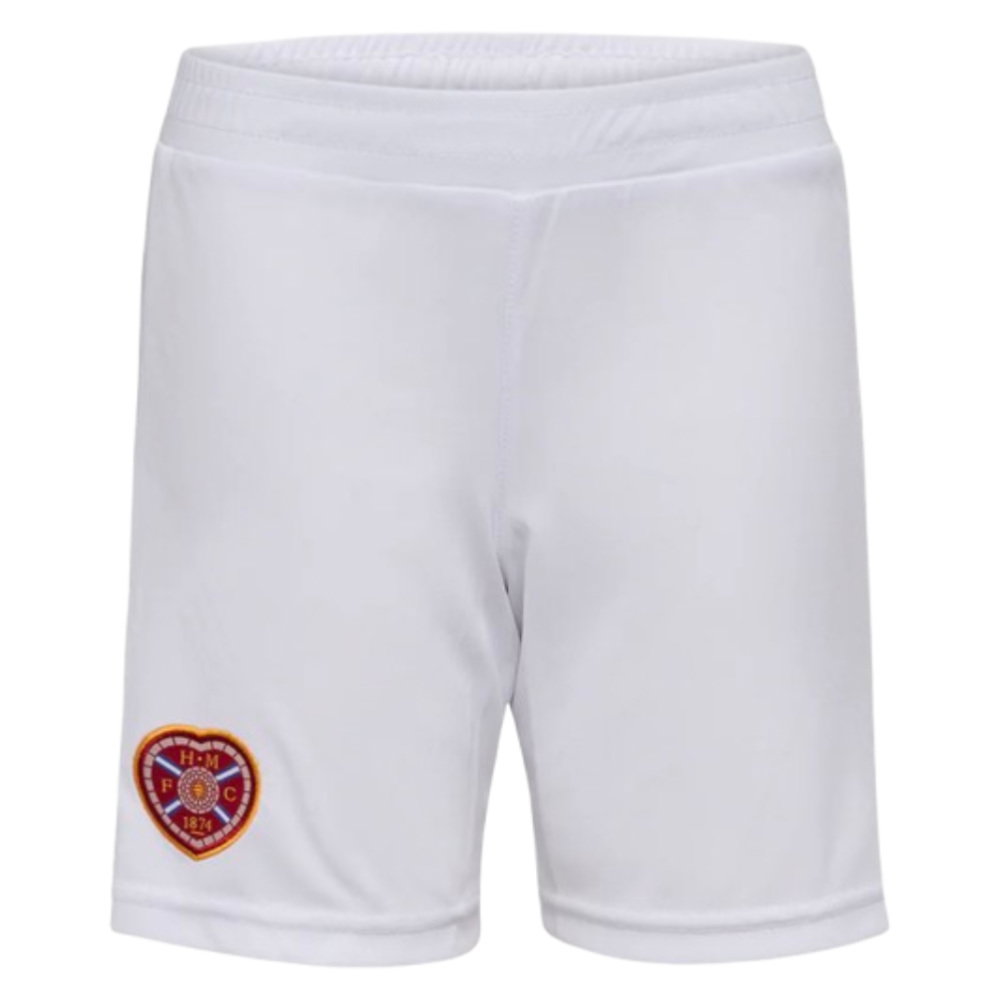 2026-2027 Hearts Home Shorts (White) - Kids