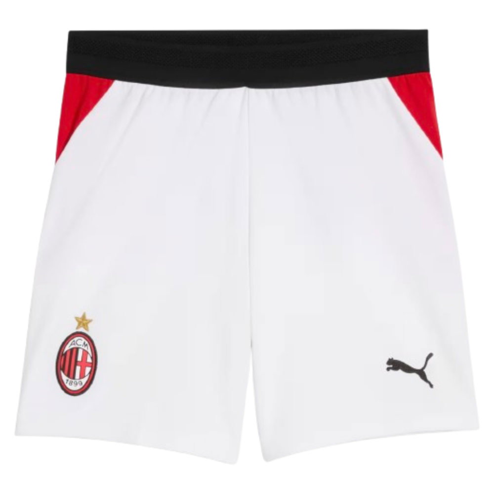 2026-2027 AC Milan Home Shorts (White) - Kids