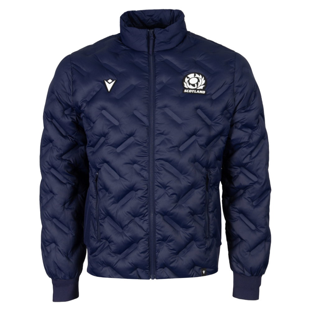 2026-2027 Scotland Rugby Ath Tech Bomber Jacket (Navy)