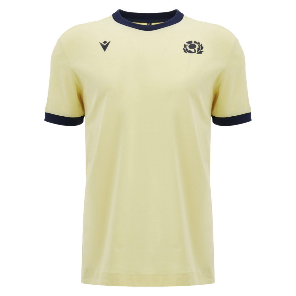 2026-2027 Scotland Rugby Ath Cotton T-Shirt (Sand)