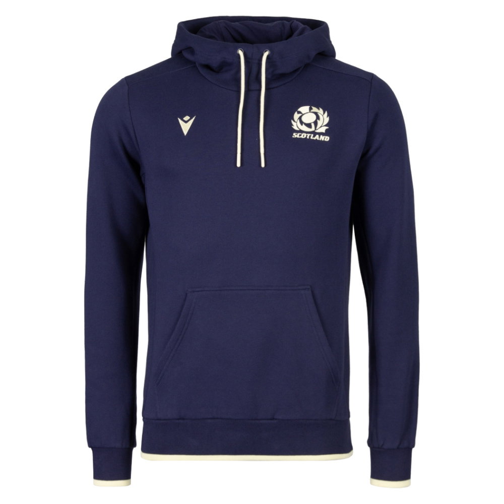 2026-2027 Scotland Rugby Travel Hoodie (Navy/Sand)