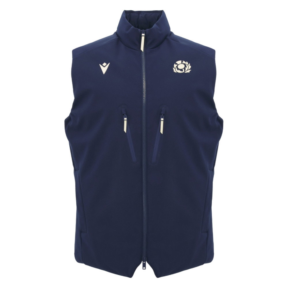2026-2027 Scotland Rugby Padded Gilet (Navy)