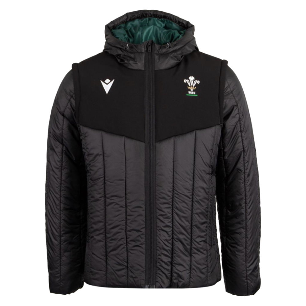2026-2027 Wales WRU Rugby Travel Bomber Jacket (Black)
