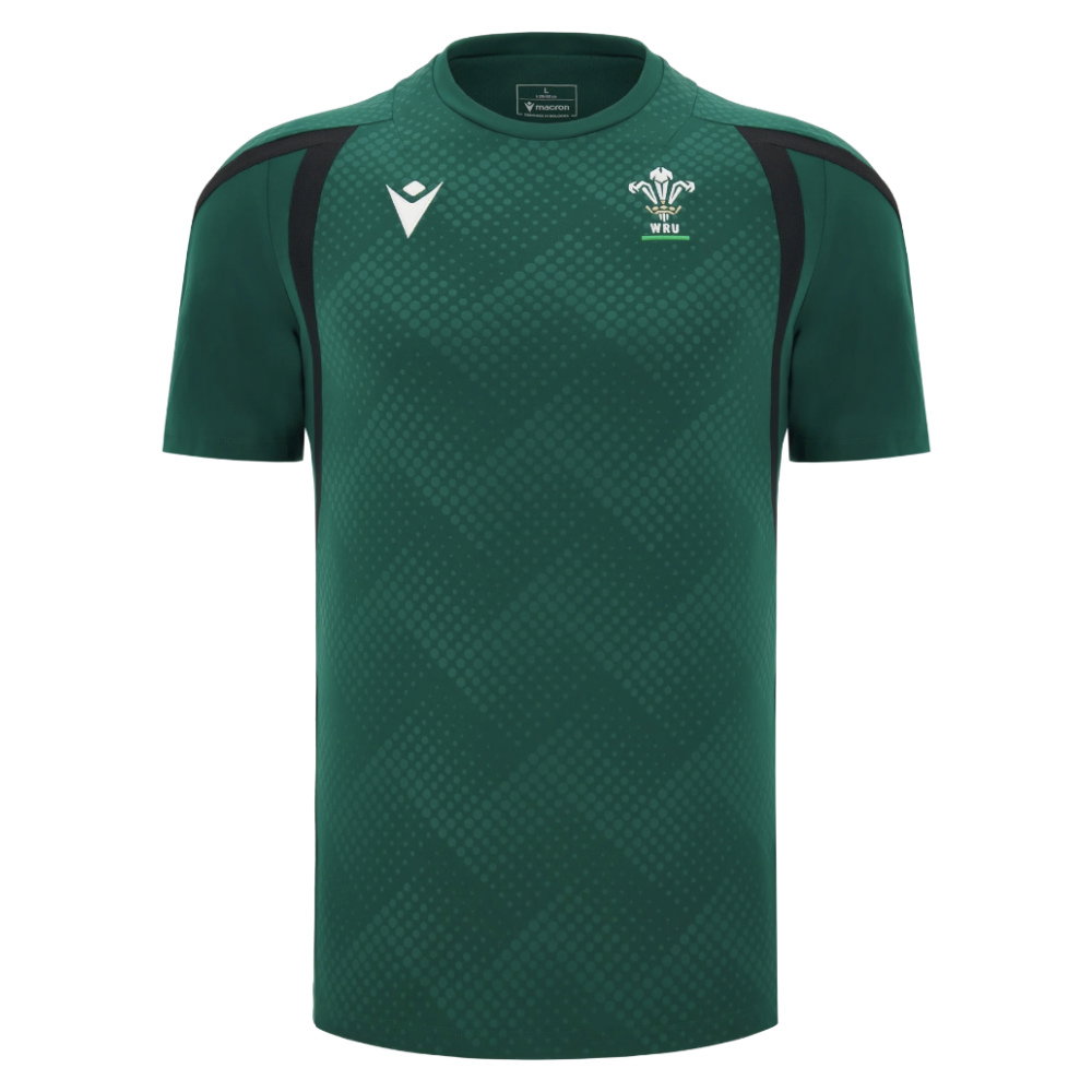 2026-2027 Wales WRU Rugby Player Training Shirt (Green)