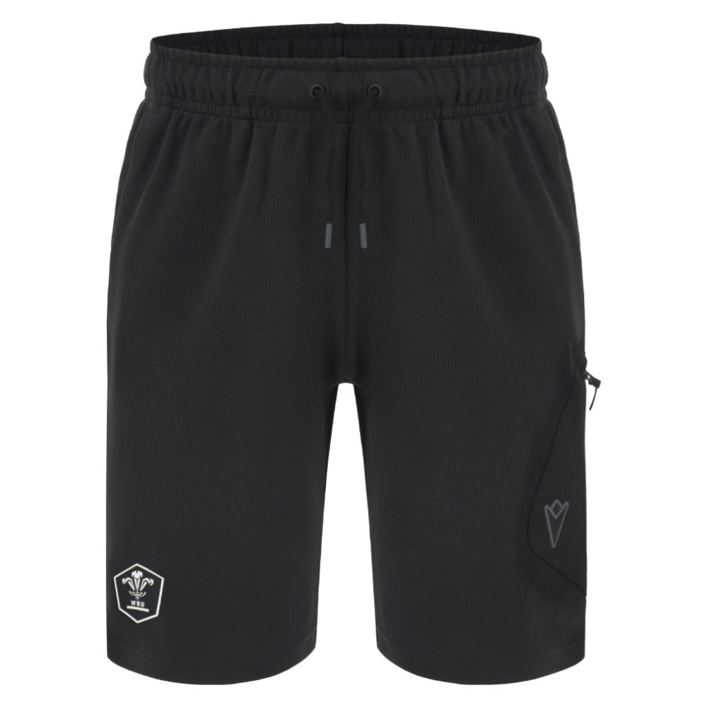 2026-2027 Wales WRU Bermuda Travel Shorts (Black)