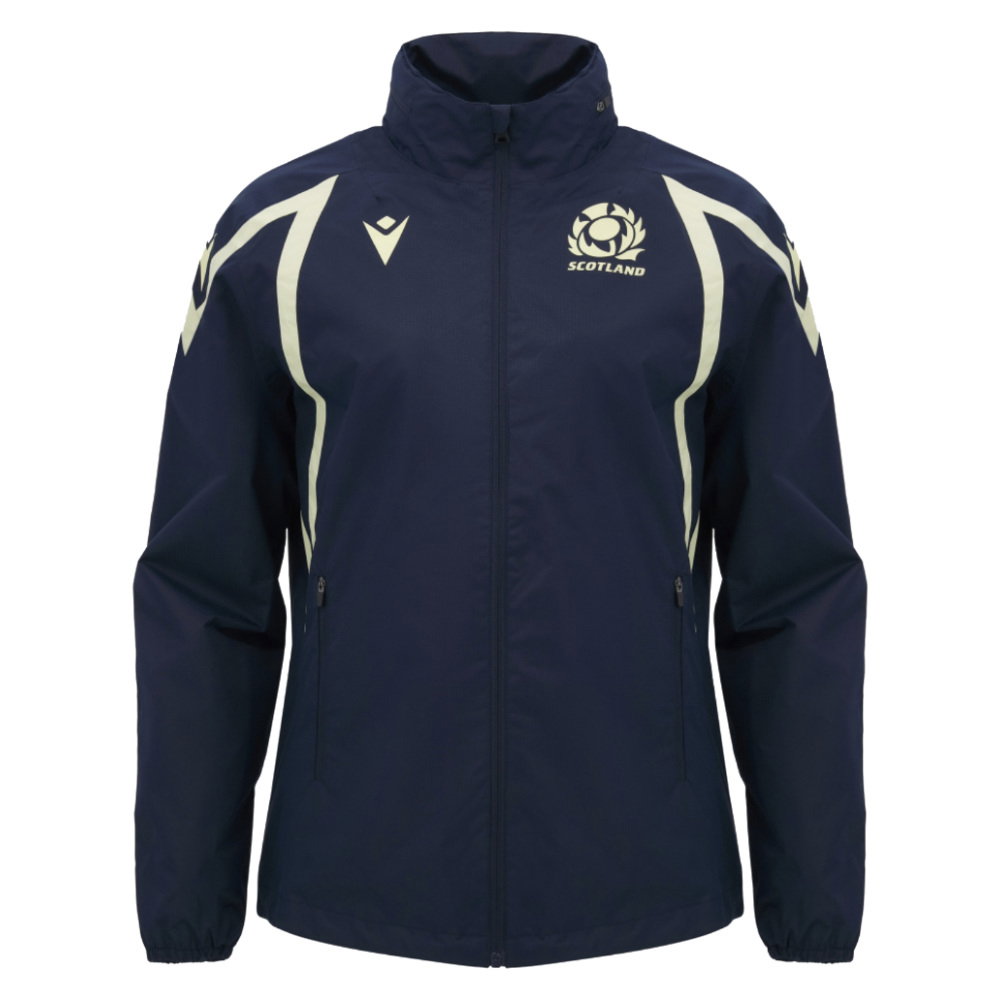 2026-2027 Scotland Rugby Training Rain Jacket (Navy)