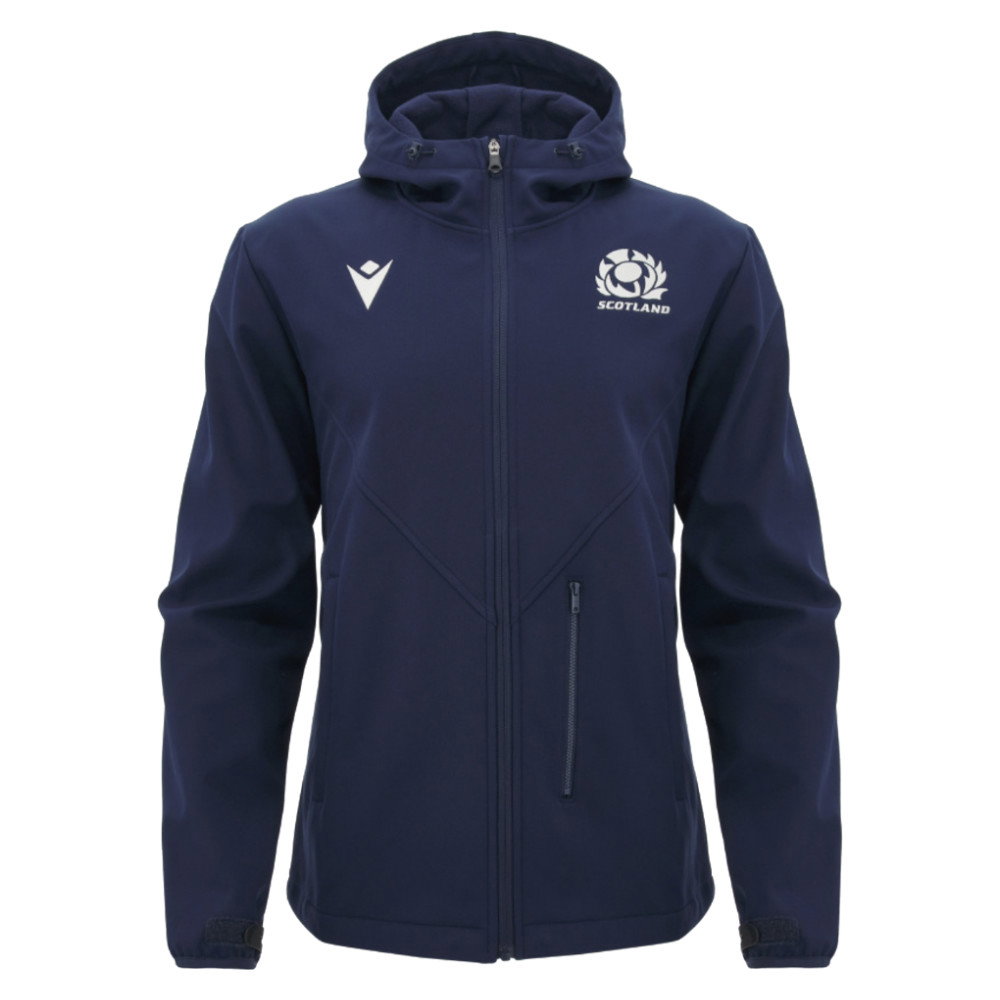 2026-2027 Scotland Rugby Softshell Jacket (Navy) - Kids