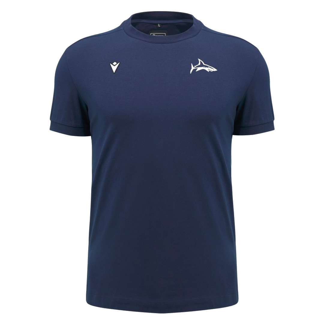 2026-2027 Sale Sharks Travel Cotton T-Shirt (Navy)