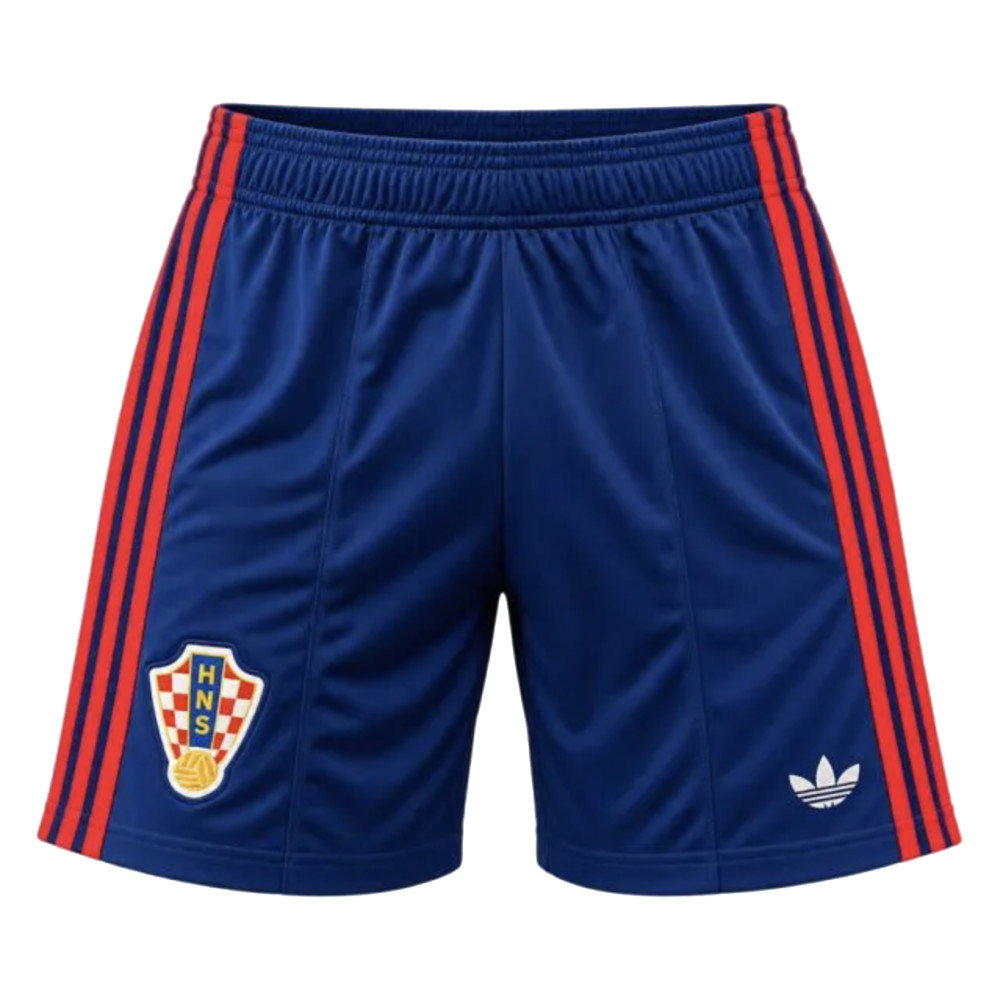 2026-2027 Croatia Away Shorts (Blue) - Kids