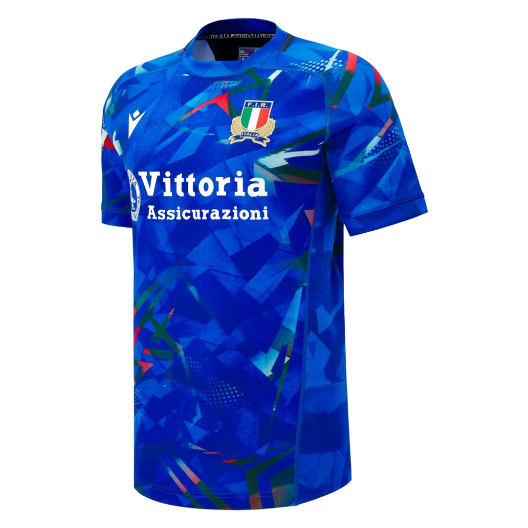 2026-2027 Italy Rugby Authentic Home Slim Fit Body Shirt
