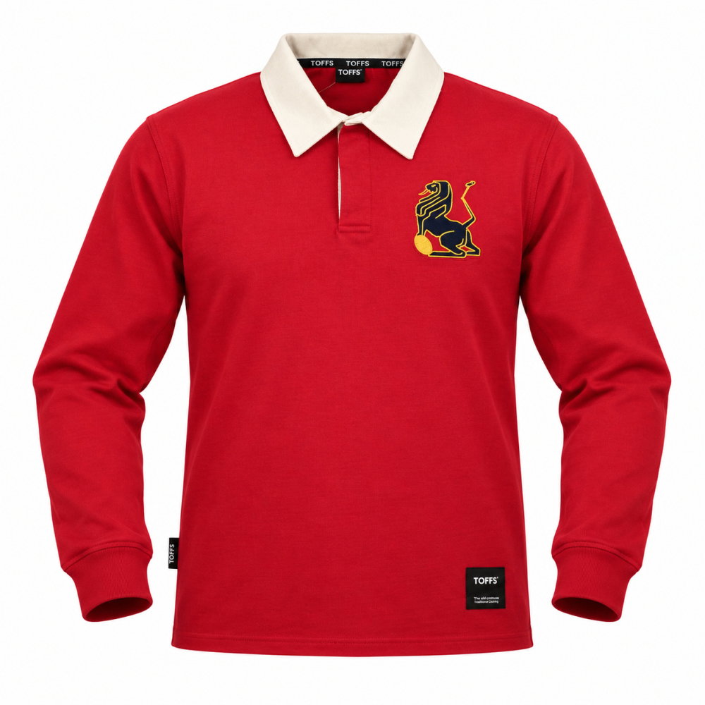 Spain 1929 Home Vintage Long Sleeve Rugby Shirt