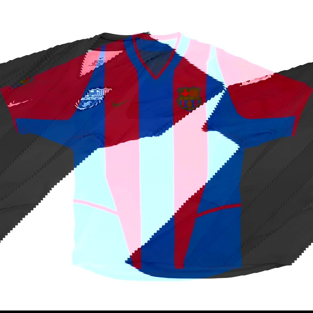 Barcelona 2002-03 Home Shirt (L) (Very Good)