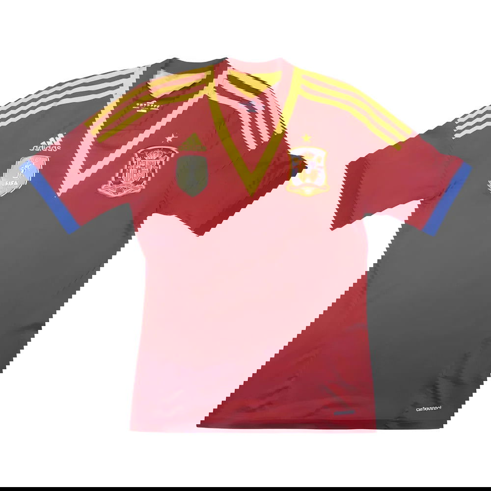 Spain 2013-14 Home Shirt (S) (Excellent)