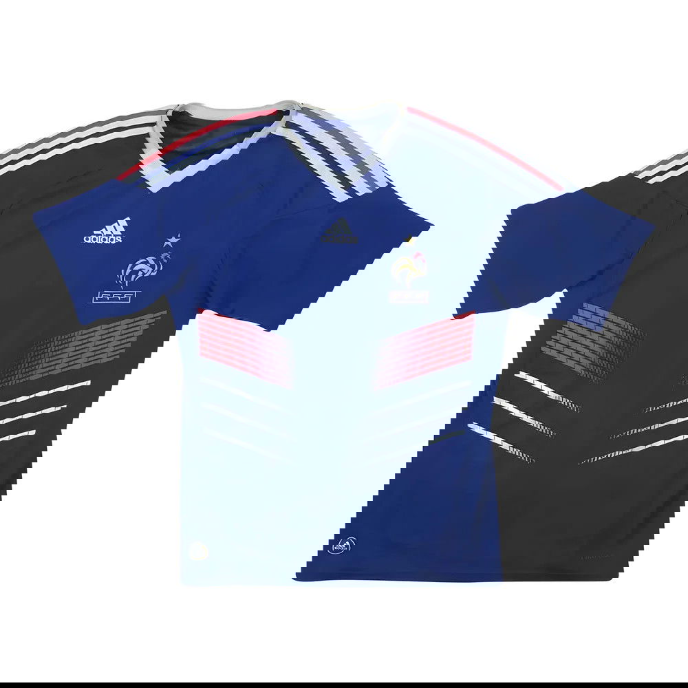 France 2010-11 Home Shirt (XL) (Very Good)