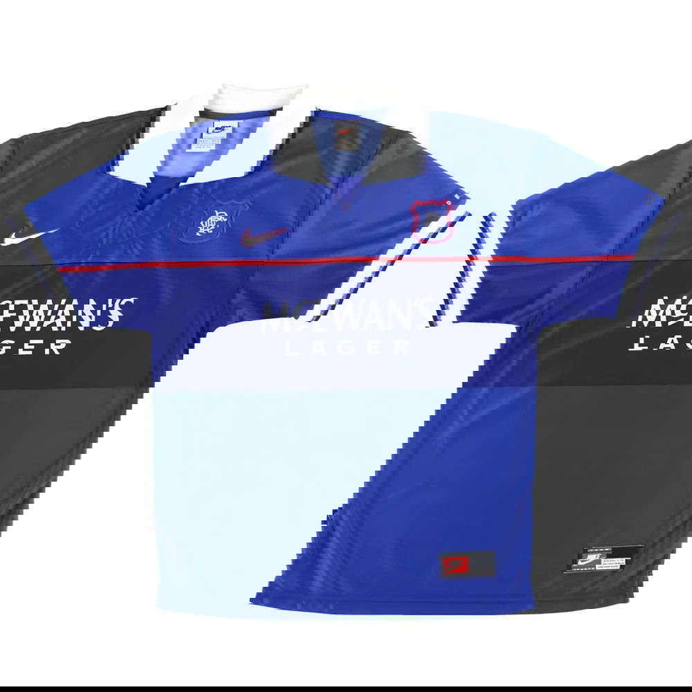 Rangers 1997-99 Home Shirt (XL Boys) (Excellent)