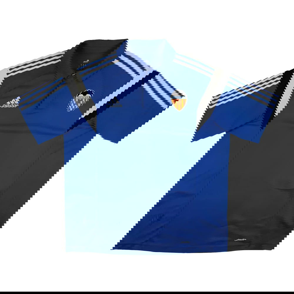 Valencia 2010s Adidas Football Polo Shirt (XL) (Mint)
