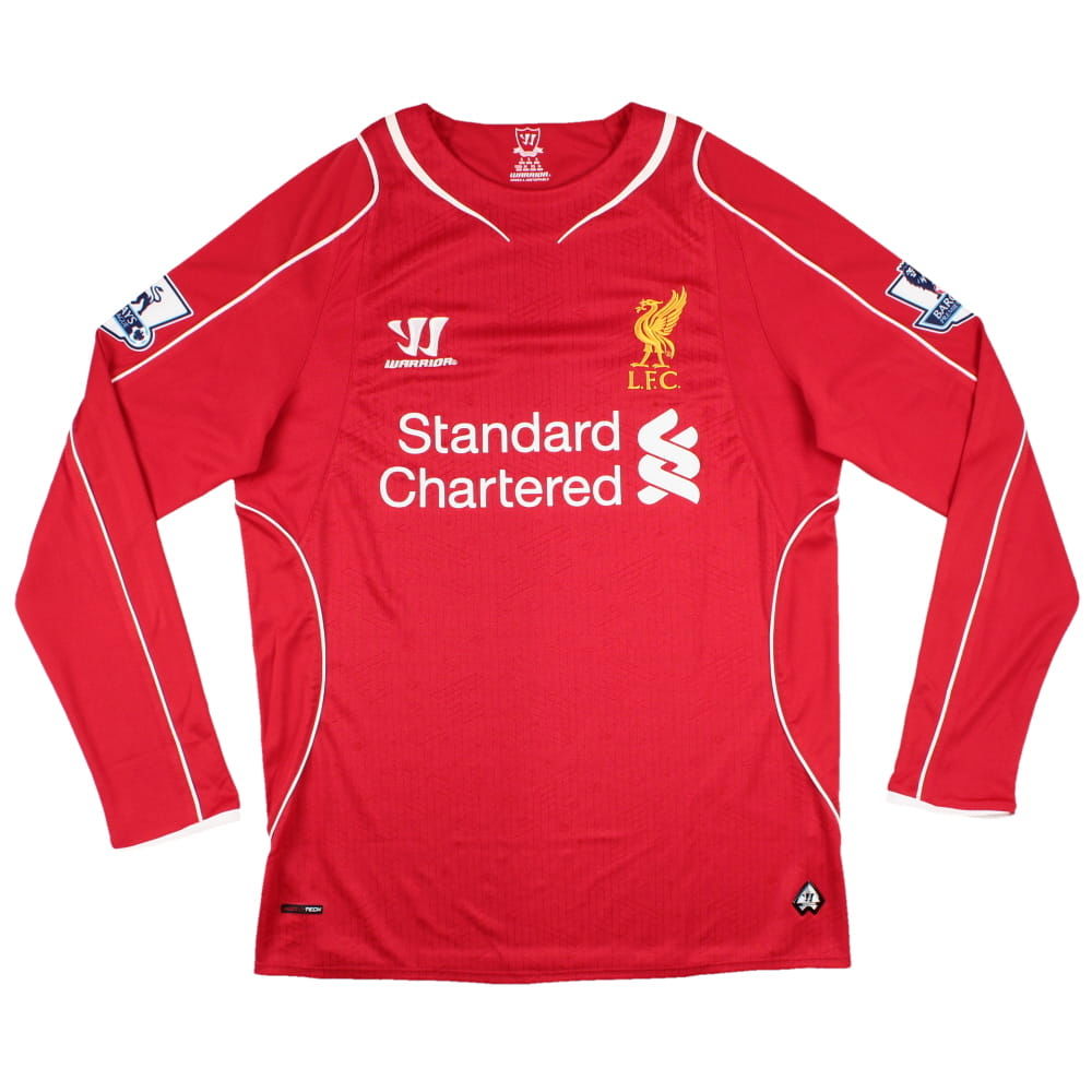 Liverpool 2014 15 Long Sleeve Home Shirt S Excellent te9Pc4 Uksoccershop