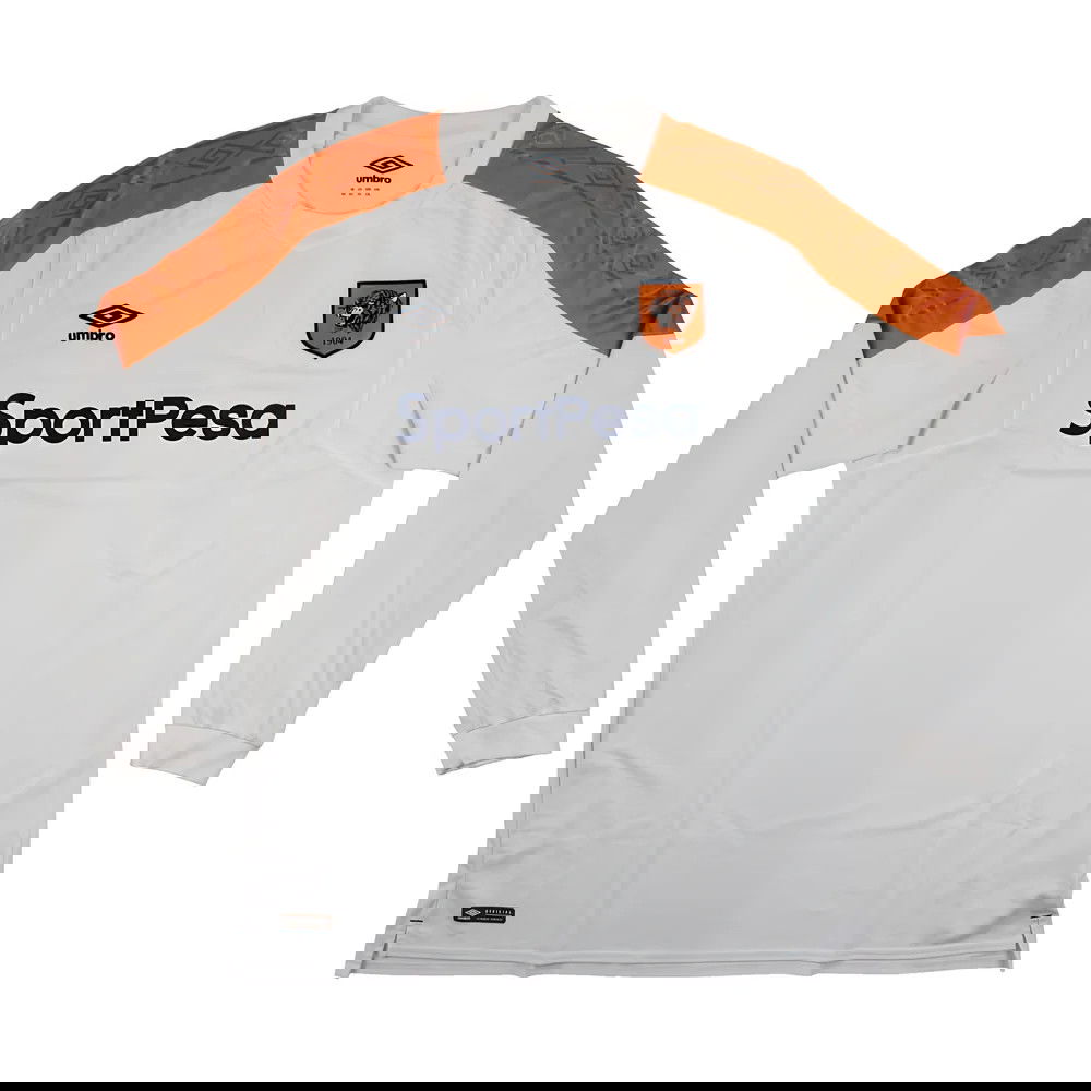 Hull City 2017-18 Long Sleeve Away Shirt (XXL) (Excellent)