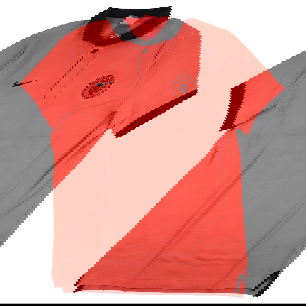 Manchester City 2016-2017 Nike Polo Shirt (L) (Excellent)