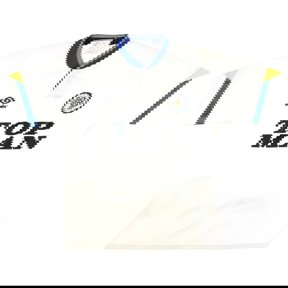 Leeds United 1990-91 Home Shirt (XL) (Excellent)