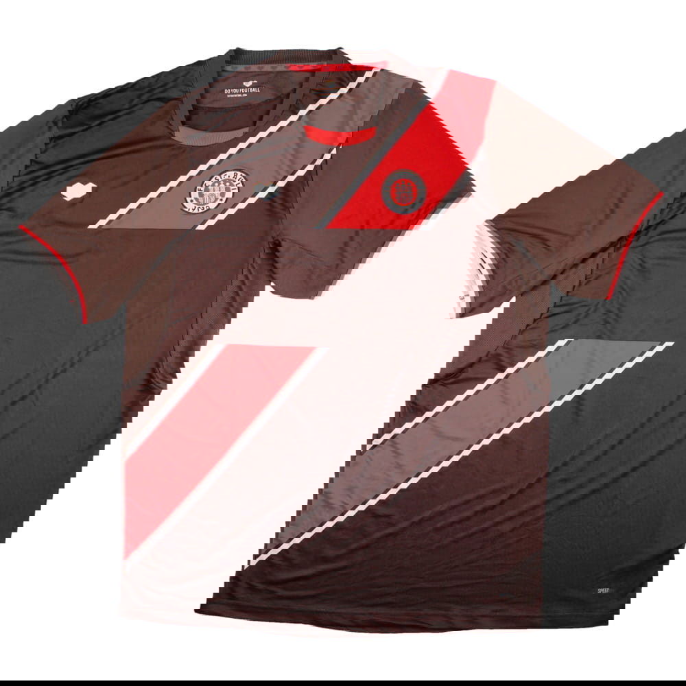 St. Pauli 2013-14 Home Shirt (Sponsorless) (XXL) (Mint)