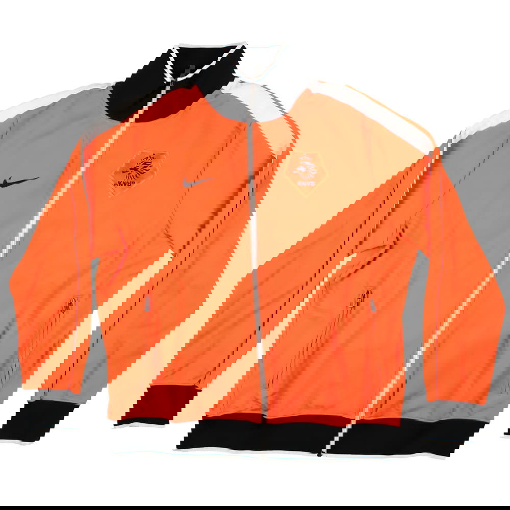 Holland 2012-14 Nike Long Sleeve Tracksuit Top. (XL) (Very Good)