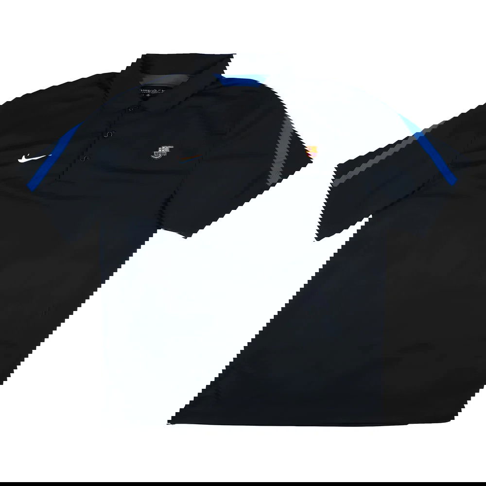 Barcelona 2000-01 Nike Polo Shirt (L) (Mint)