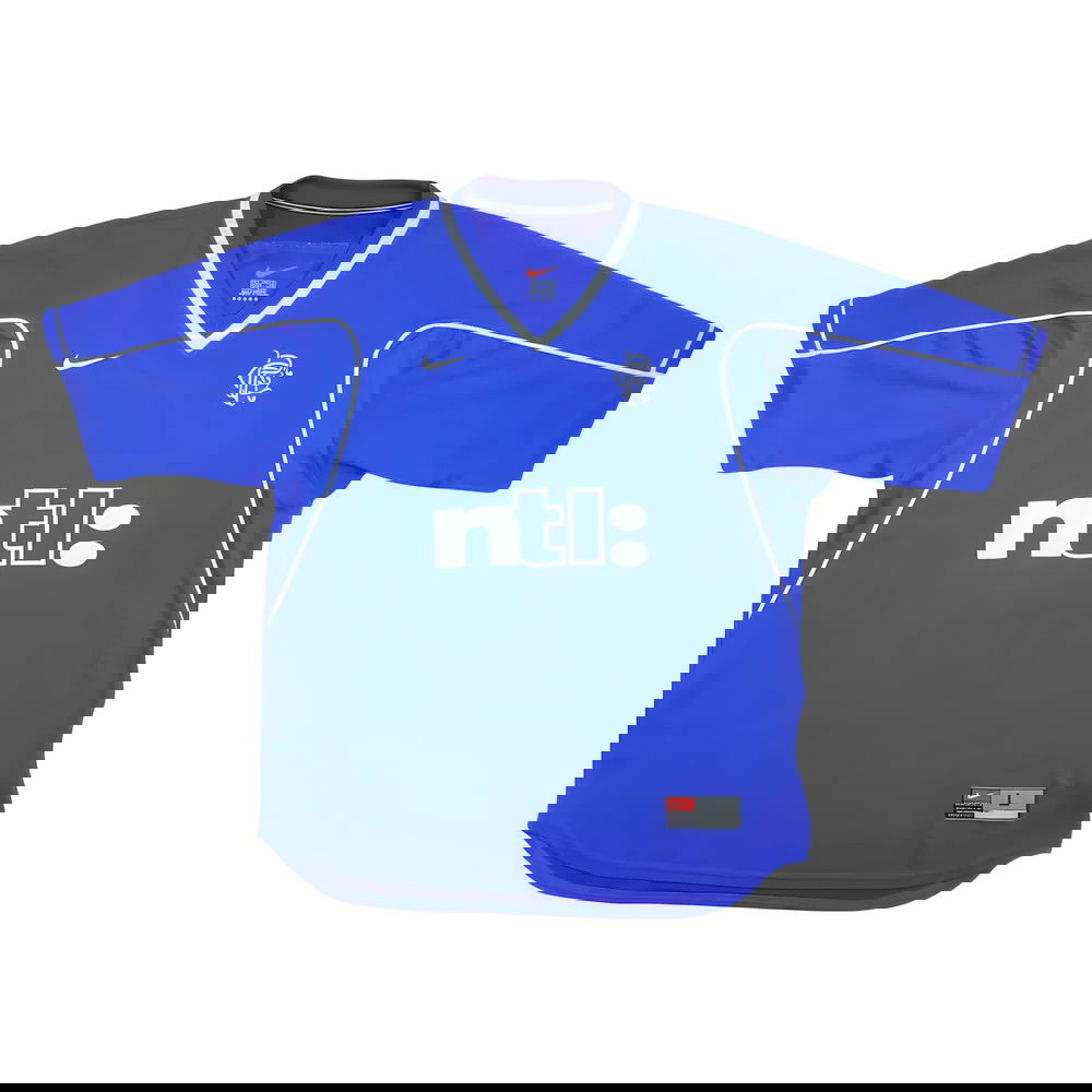 Rangers 1999-01 Home Shirt (XXL) (Good)