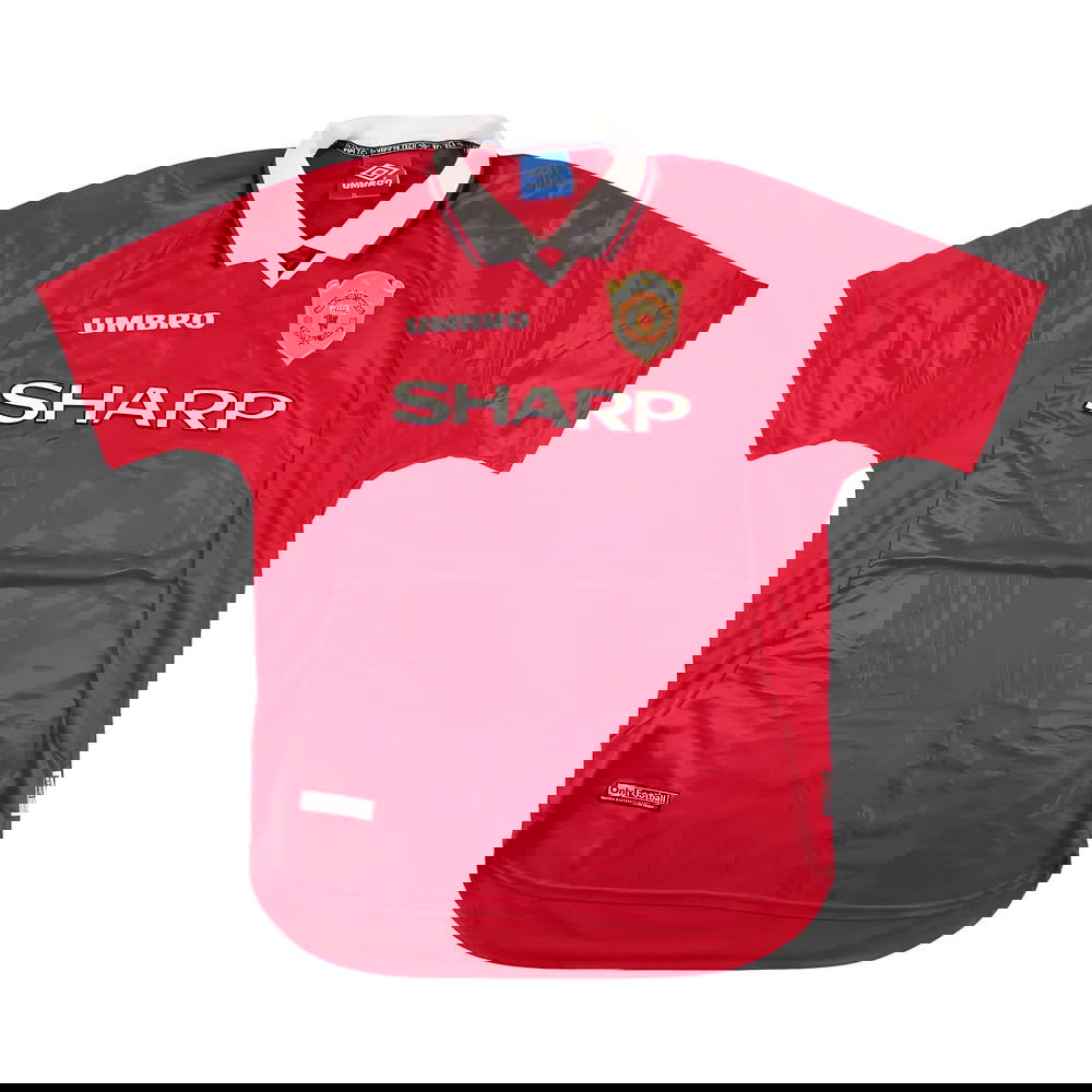 Manchester United 1997-99 European Home Shirt (XL) (Excellent)