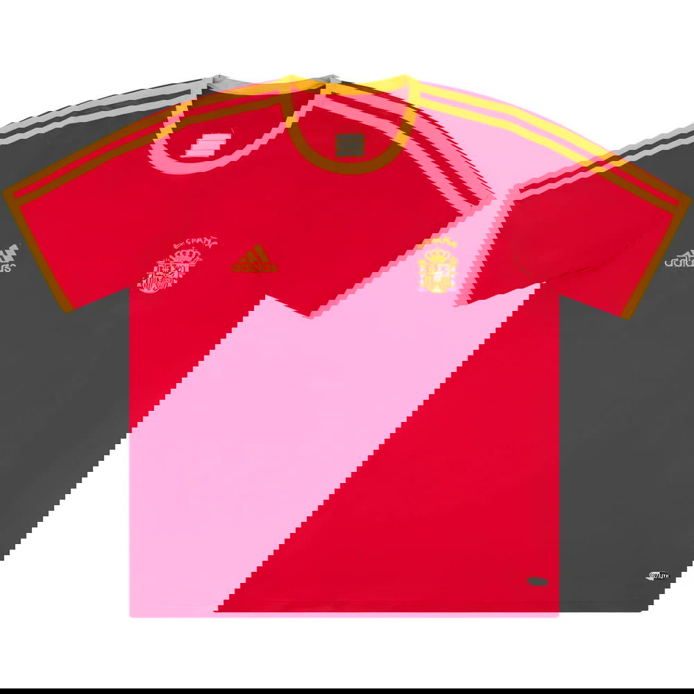 Spain 2006-07 Basic Home Shirt (S) (Excellent)