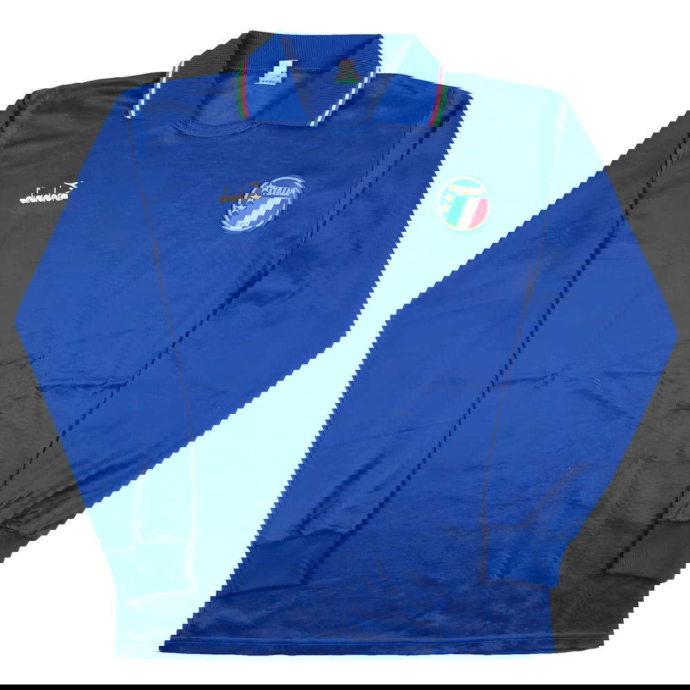Italy 1988-1990 Home Long Sleeve Shirt (XL) (Excellent)