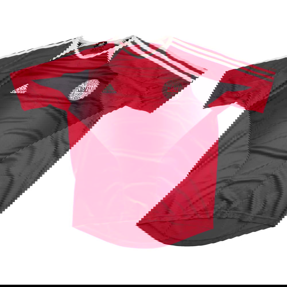 Denmark 2006-07 Adidas Training Shirt (L) (Very Good)