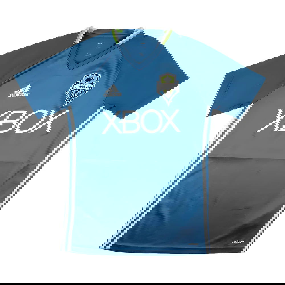 Seattle Sounders 2016-17 Adidas Training Shirt (S) (Very Good)